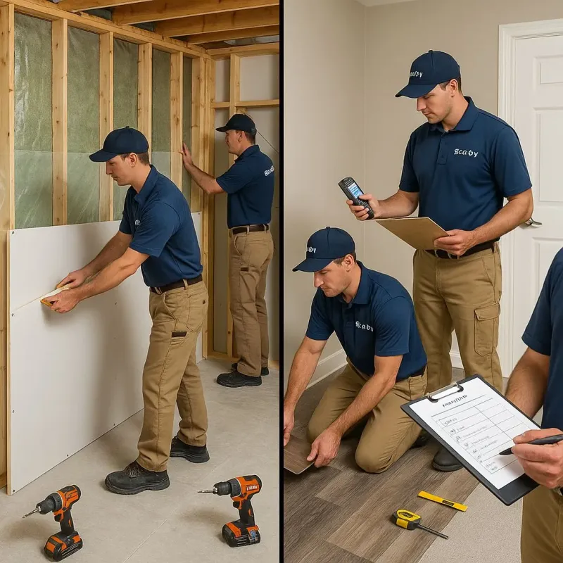 Repairs and Reconstruction process in North Reading, MA